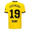 Camiseta de fútbol Borussia Dortmund Brandt 19 Primera Equipación 23-24 - Hombre